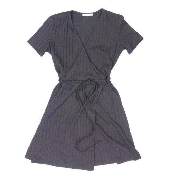 Zara Dresses & Skirts - Ribbed Wrap Dress
